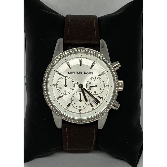 Michael Kors Ritz MK6428 Women\'s Brown Leather Ana main image 9